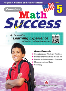 Paperback Complete Math Success Grade 5 - Learning Workbook for Fifth Grade Students - Math Activities Children Book - Aligned to National and State Standards Book