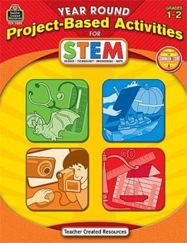 Paperback Year Round Project-Based Activities for Stem Grd 1-2 Book