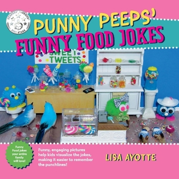 Paperback Punny Peeps' Funny Food Jokes Book