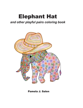 Paperback Elephant Hat and other playful pairs coloring book