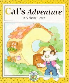Library Binding Cat's Adventure in Alphabet Town Book