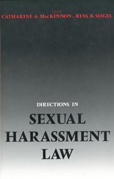 Hardcover Directions in Sexual Harassment Law Book