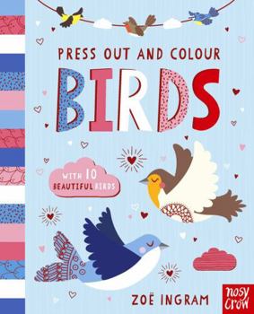 Board book Press Out & Colour Birds Book