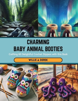 Paperback Charming Baby Animal Booties: Crafting 60 Delightful Crochet Slippers with this Book