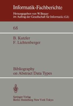 Paperback Bibliography on Abstract Data Types Book
