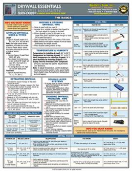 Pamphlet Drywall Essentials Quick-Card Book