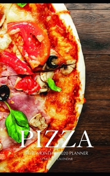 Paperback Pizza Note Monthly 2020 Planner 12 Month Calendar Book