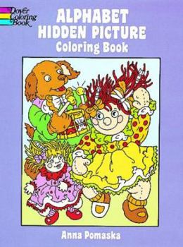 Paperback Alphabet Hidden Picture Coloring Book