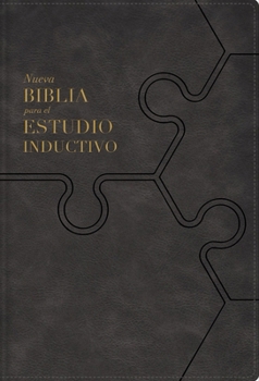 Leather Bound Nbla, Nueva Biblia Para El Estudio Inductivo, Interior a DOS Colores, Leathersoft, Gris, Comfort Print [Spanish] Book