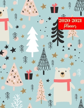 2020-2021 Planner: Simple On-the-Go Daily, Weekly & Monthly Appointment Calendar - Large 2 Year Business Planners, Agenda Schedule Logbook and Journal
