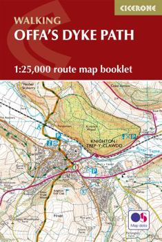 Paperback Offa's Dyke Map Booklet Book