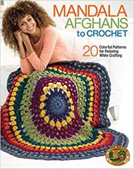 Paperback Mandala Afghans to Crochet-20 Colorful, Fun Patterns for Relaxing While Crafting Book