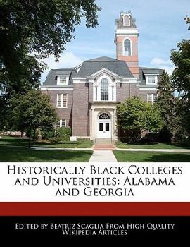 Paperback Historically Black Colleges and Universities: Alabama and Georgia Book