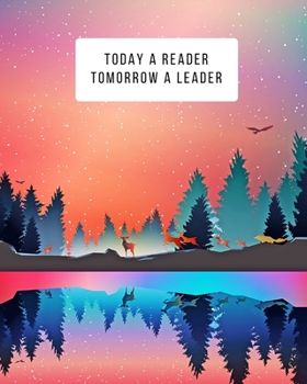 Reading Log for kids : reading log gifts for book lovers / reading log book  [ Softback *Today a reader tomorrow a leader Reading log for kids Large ... / middle school reading logs / *easy to use*