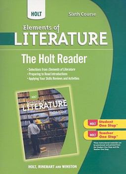 Paperback Holt Elements of Literature: The Holt Reader Sixth Course, British Literature Book