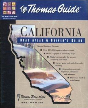 Spiral-bound California Road Atlas & Driver's Guide Book