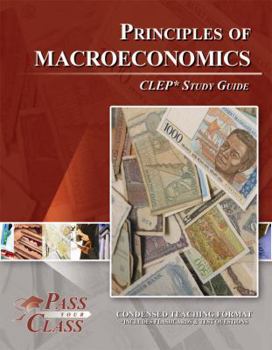 Paperback Principles of Macroeconomics CLEP Test Study Guide Book