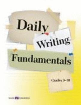 Paperback Daily Writing Fundamentals 9-10 Book