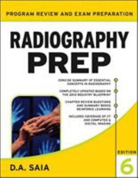 Paperback Radiography Prep (Program Review and Examination Preparation), Sixth Edition Book