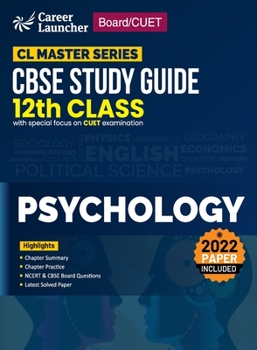 Paperback Board plus CUET 2023 CL Master Series - CBSE Study Guide - Class 12 - Psychology Book