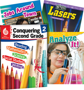 Paperback Conquering Second Grade, 4-Book Set Book