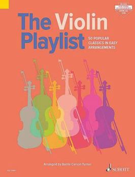 Paperback Violin Playlist: 50 Popular Classics in Easy Arrangements Book/Online Audio Book