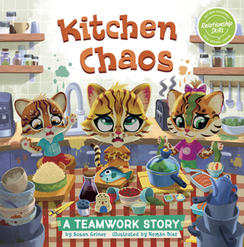 Hardcover Kitchen Chaos: A Teamwork Story Book