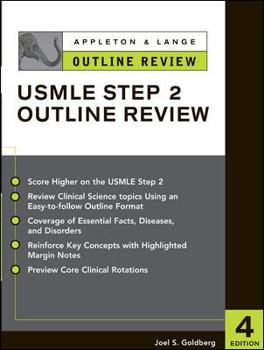 Paperback Appleton & Lange Outline Review for the USMLE Step 2 Book