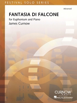 Paperback Fantasia Di Falcone: Euphonium and Piano Book