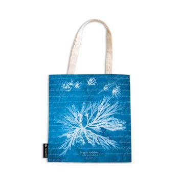 Paperblanks Sea Flowers Anna Atkins' Cyanotypes Canvas Bag