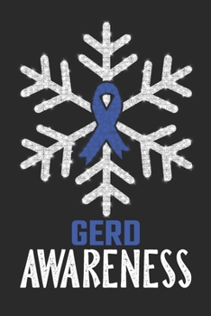 Paperback Gerd Awareness: Christmas Snowfall College Ruled Gerd Awareness Journal, Diary, Notebook 6 x 9 inches with 100 Pages Book