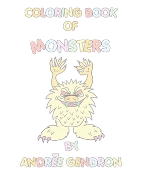 Paperback Coloring Book of Monsters Book