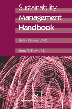 Paperback Sustainability Management Handbook Book