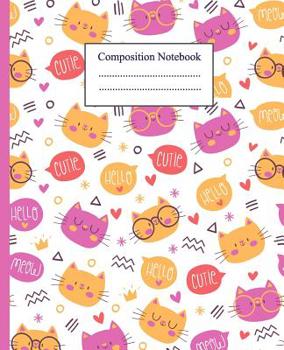 Paperback Composition notebook: Composition Notebook 7.5*9.25 in. 110 pages. wide ruled. Book