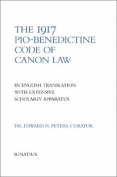 Hardcover The 1917 Pio Benedictine Code of Canon Law Book