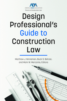 Paperback Design Professional's Guide to Construction Law Book