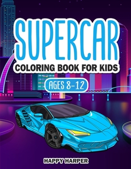 Paperback Supercar Coloring Book