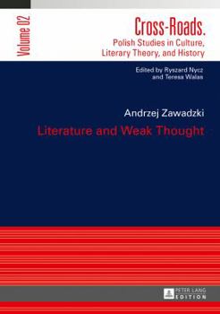 Hardcover Literature and Weak Thought Book