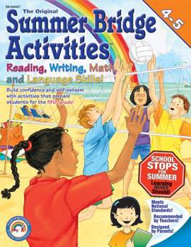 Paperback Summer Bridge Activities(r), Grades 4 - 5 [With Punch-Out Math Flash Cards] Book
