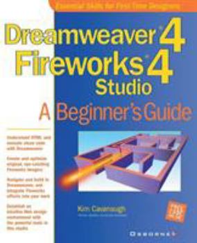 Paperback Dreamweaver (R) 4 Fireworks (R) 4 Studio: A Beginner's Guide Book