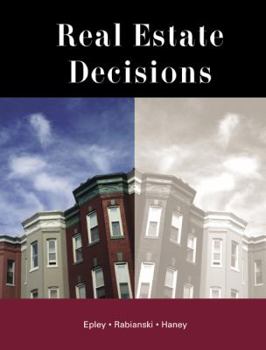 Hardcover Real Estate Decisions Book