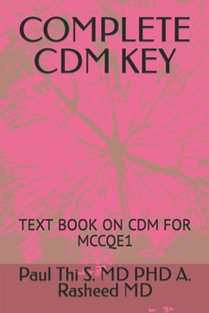 Paperback Complete CDM Key: Text Book on CDM for McCqe1 Book