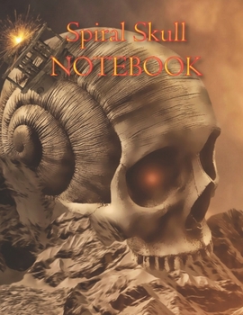 Spiral Skull NOTEBOOK: Notebooks and Journals 110 pages (8.5"x11")
