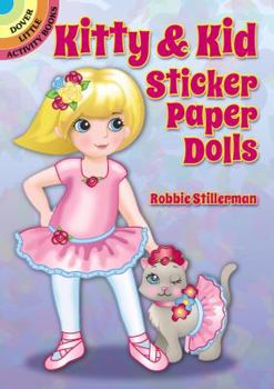 Paperback Kitty & Kid Sticker Paper Dolls Book