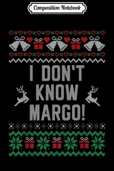 Paperback Composition Notebook: Funny Ugly Christmas Sweater Todd And Margo Couples for Him Journal/Notebook Blank Lined Ruled 6x9 100 Pages Book