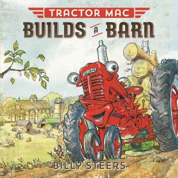 Hardcover Tractor Mac Builds a Barn Book