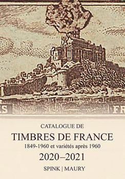 Hardcover Catalogue de Timbres de France 2020-2021: 123rd Edition Book