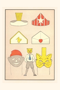 Paperback Vintage Journal Hats and Masks Book