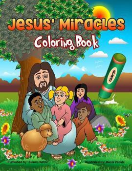 Paperback Jesus' Miracles Coloring Book Full Size: Full Size Book