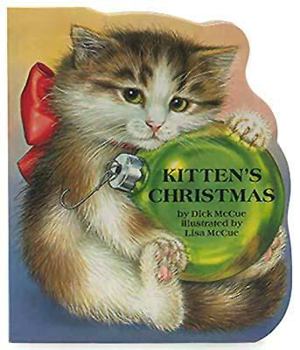 Hardcover Kitten's Christmas: Animal Shape Book